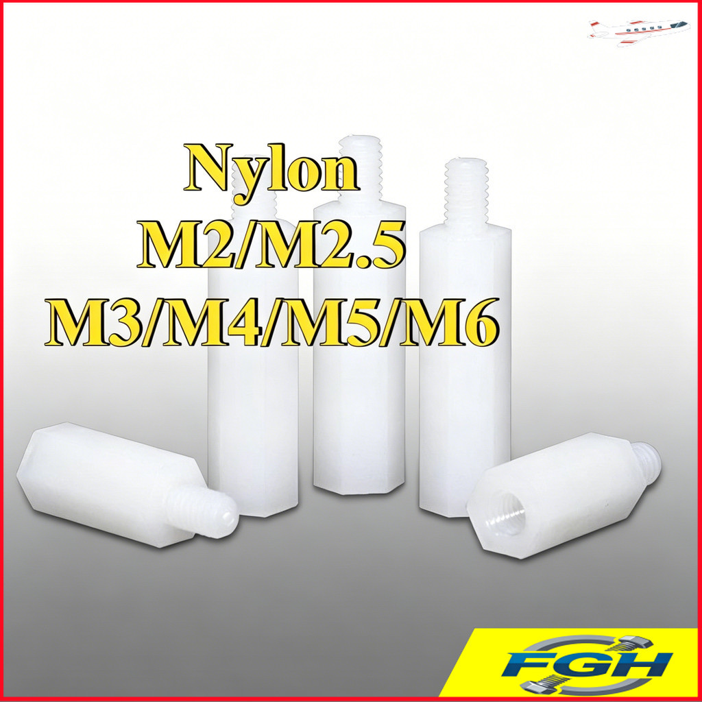 Single pass ฐานไนลอนหกเหลี่ยม, คอลัมน์แยก, คอลัมน์รองรับพลาสติก PC board spacer คอลัมน์, คอลัมน์ฉนวน