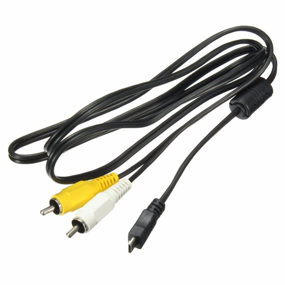 Micro USB Male to 2 RCA AV Adapter Audio Video Cable สําหรับโทรศัพท์สมาร์ท