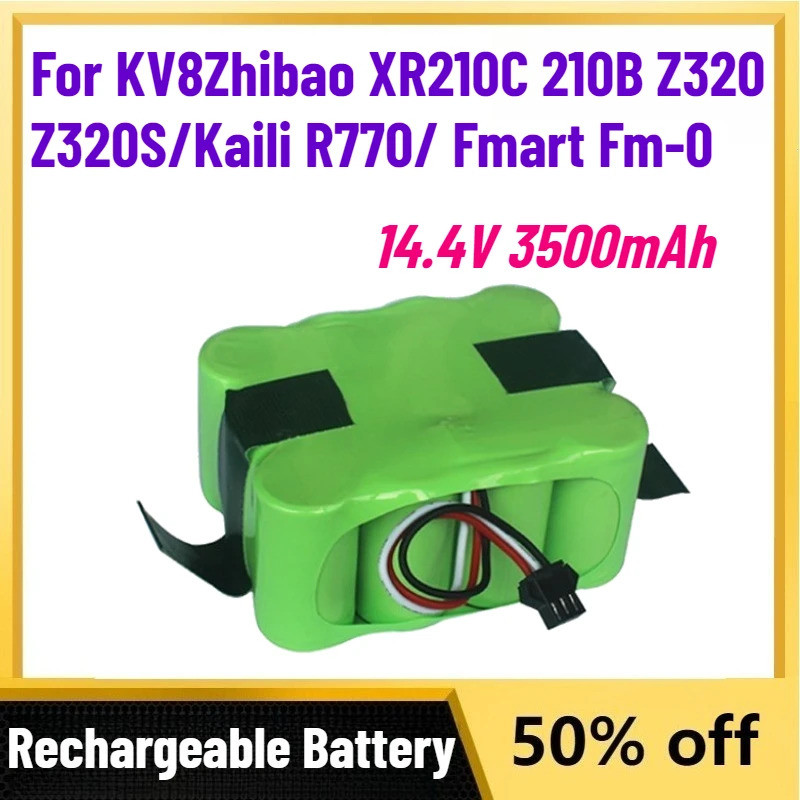 ใหม่ 14.4V 3500mAh แบตเตอรี่สําหรับ KV8Zhibao XR210C 210B Z320 Z320S/Kaili R770/ Fmart Fm-0 ชั้นหุ่น