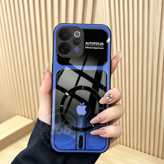 เคส Vivo V70 V60 Case สีไล่เฉด เจ๋ง หรู ระดับสูง กันกระแทกด้วยแม่เหล็ก ฝาครอบกระจกแข็งเหลวสุดหรูสำหรับเด็กผู้ชาย นักเรียน และผู้ชาย