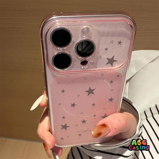 เคสไอโฟน16 เหมาะสำหรับ IPhone 12 11 17 15 14 13 Pro MAX 15 Plus Air เคสโทรศัพท์รูปดาวห้าแฉกแบบเรียบง่ายกันกระแทก