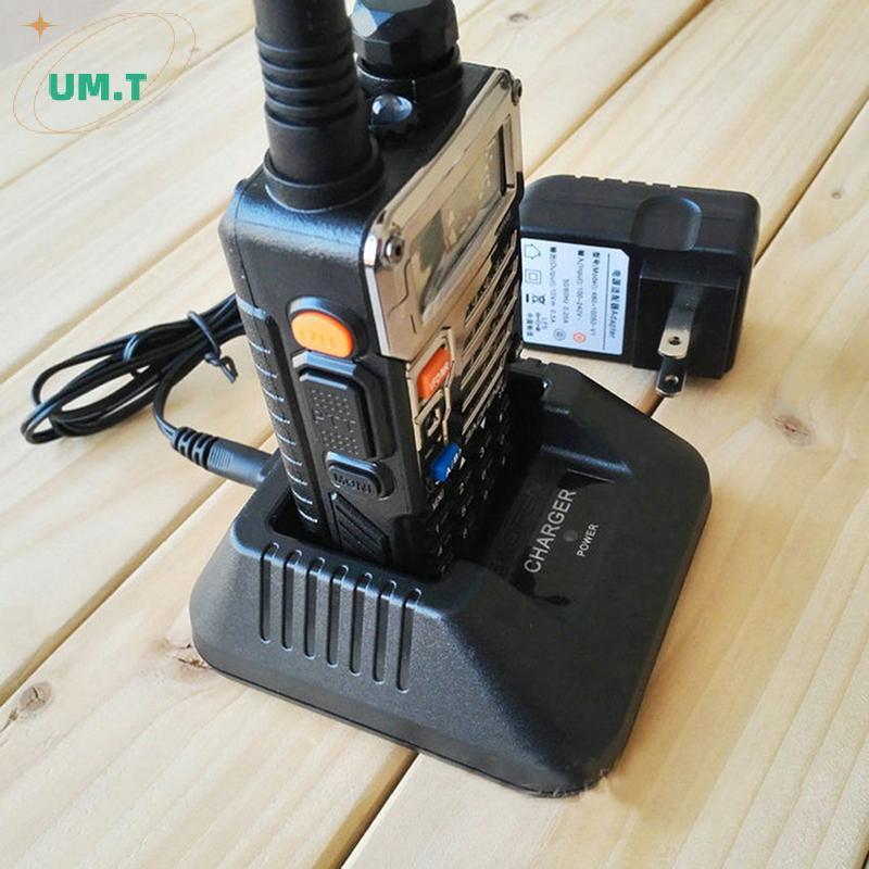 UM.T Walkie Talkie Oril Desktop Charger สําหรับ UV-5R A /E / Plus TP สองทาง