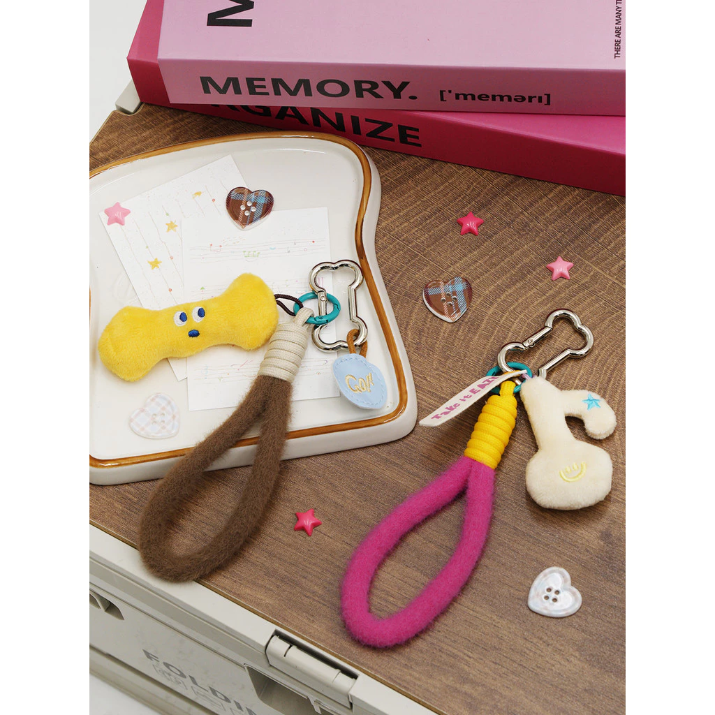 Ruosu Good Product น่ารัก High-End Plush สายรัดข้อมือตุ๊กตารวมกระเป๋าโทรศัพท์มือถือ Key จี้เครื่องประดับ All-Match thumbnail 6