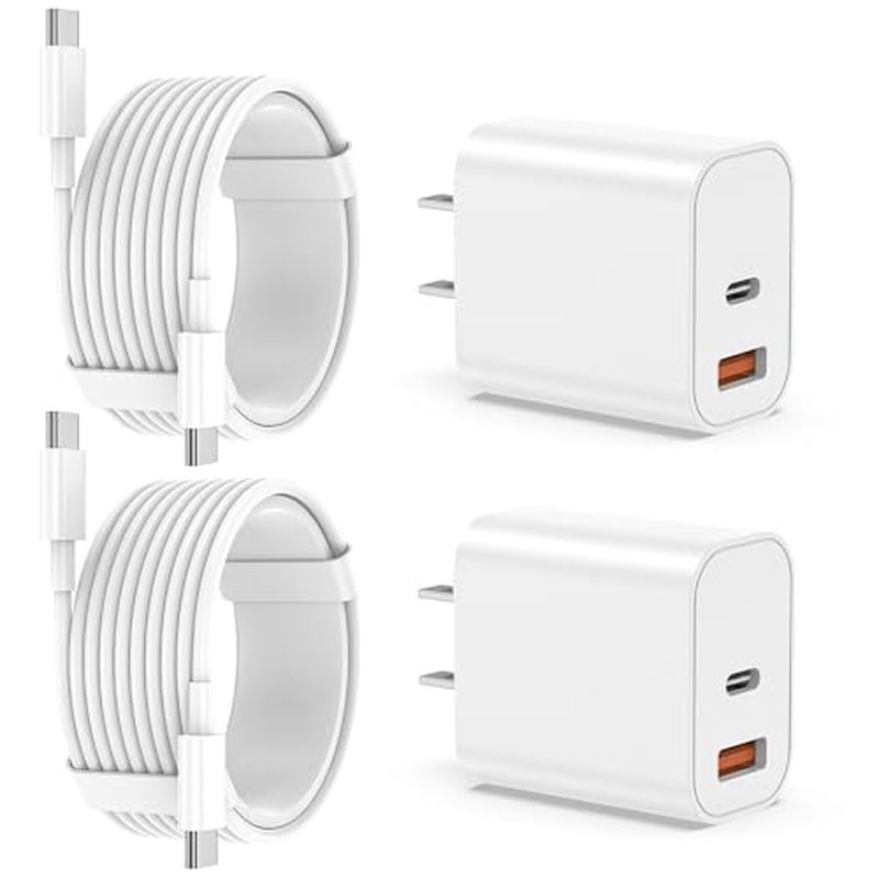 บล็อกพร้อมสาย 1Plus Max/ Pro Max Pro Max/ Block Charge USB C Wall Charger Cord-ft 2