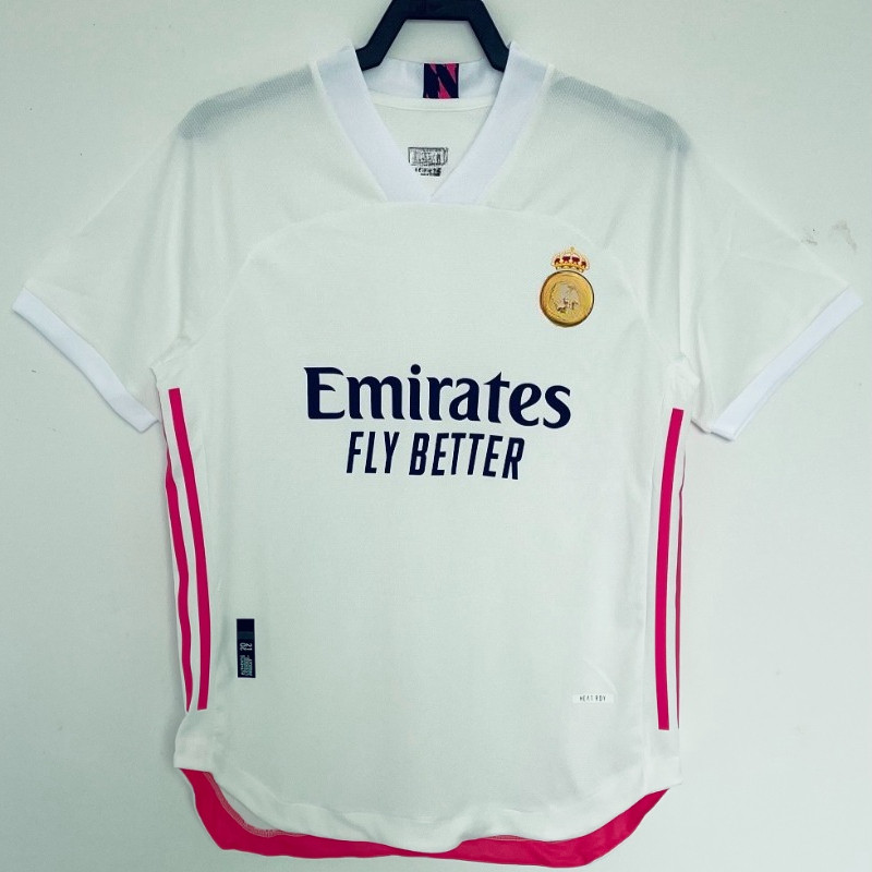 2021 HM Home Player Version Retroแขนสั้นเสื้อฟุตบอลคุณภาพสูงS-XXL
