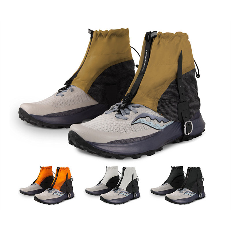 สนับแข้งเดินป่าน้ําหนักเบา Gaiters Low Cut Sand Gaiters Waterproof Trail Running Gaiters Desert Trek