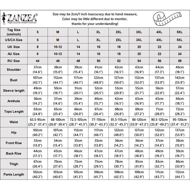 ZANZEA ใส่ ซานเซีย ผู้หญิงเกาหลีวันหยุดสบายๆลูกเรือคอผูกดอกไม้พิมพ์3/4แขนโคมไฟขากว้างชุดสองชิ้น — صورة 2