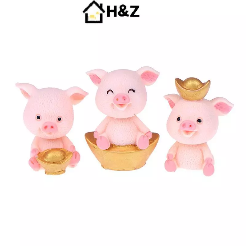 H&Z Fortune Pig Miniature Figurine thumbnail 8
