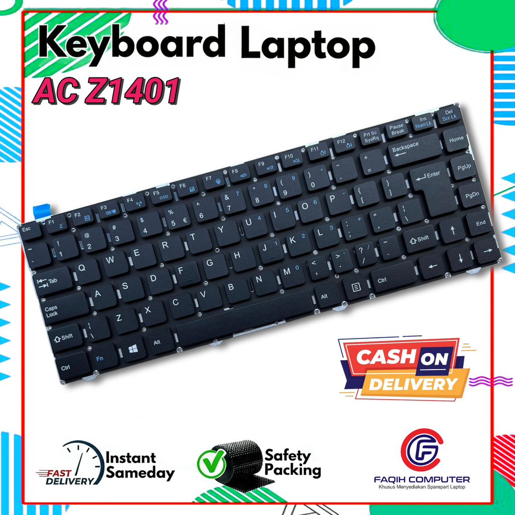คีย์บอร์ด Acer One 14 Z1401 Z1402 L1410 Z422 Z1401-C5S5 Z1401-C5PX