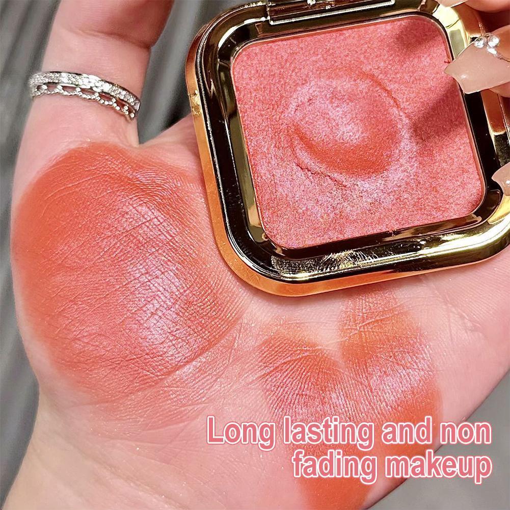 Mgl 3d Blush Cream Matte Shimmer Highlighter แต่งหน้าธรรมชาติ Face ติดทนนานกันน้ํา D0z7