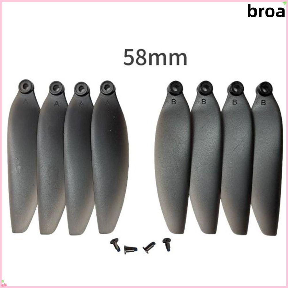 BRACA ใบพัดพับใบมีด,พลาสติกสีดํารีโมทคอนโทรล Drone อะไหล่, Universal 58 มม./66 มม.Quadcopterอะไหล่สํ