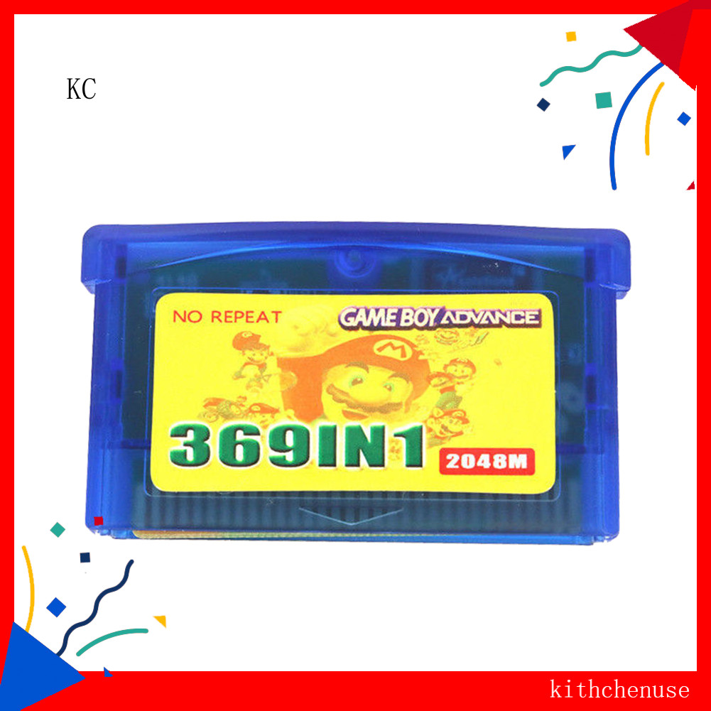 [KC] 369 in 1 US Version Game Cartridge การ์ดเกมสําหรับ GameBoy Advance