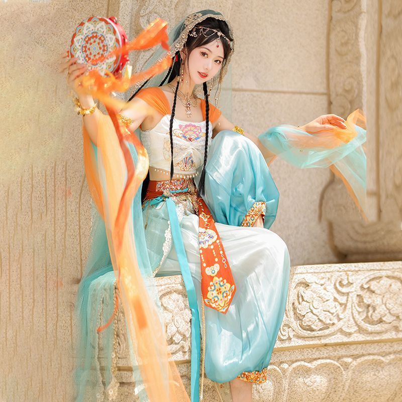 Hanfu Escaping Gongju ออกแบบเหมือนเทพธิดาตะวันตก เหมาะสำหรับเต้นรำและงานเลี้ยงพิเศษ