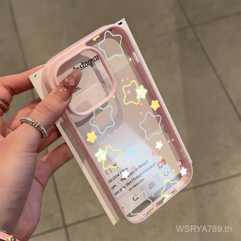 เคสโทรศัพท์เหมาะสําหรับiPhone 7 8 X XS XR XSMAX 11 12 13 14 15 16 17 Pro max Plus Air Graffiti Star 
