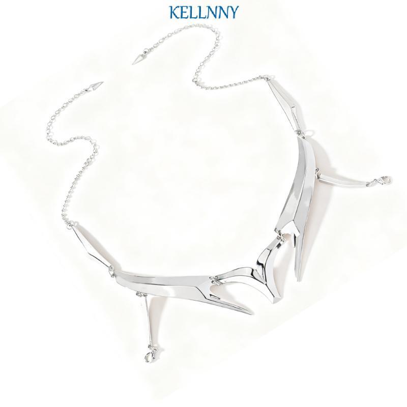 Kelln Long Time Use Punk Face Chain อุปกรณ์เสริมสําหรับการแสดงบนเวทีและแฟชั่น