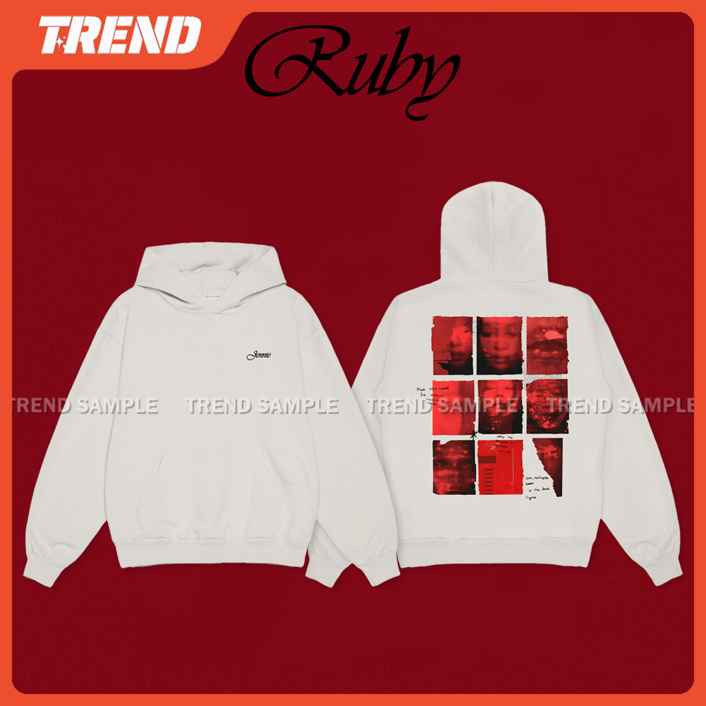 KPOP 2025 BLACKPINK JENNIE RUBY Merch Cotton Hoodie Vintage Unisex "Back to School Lyric" พิมพ์เสื้อ