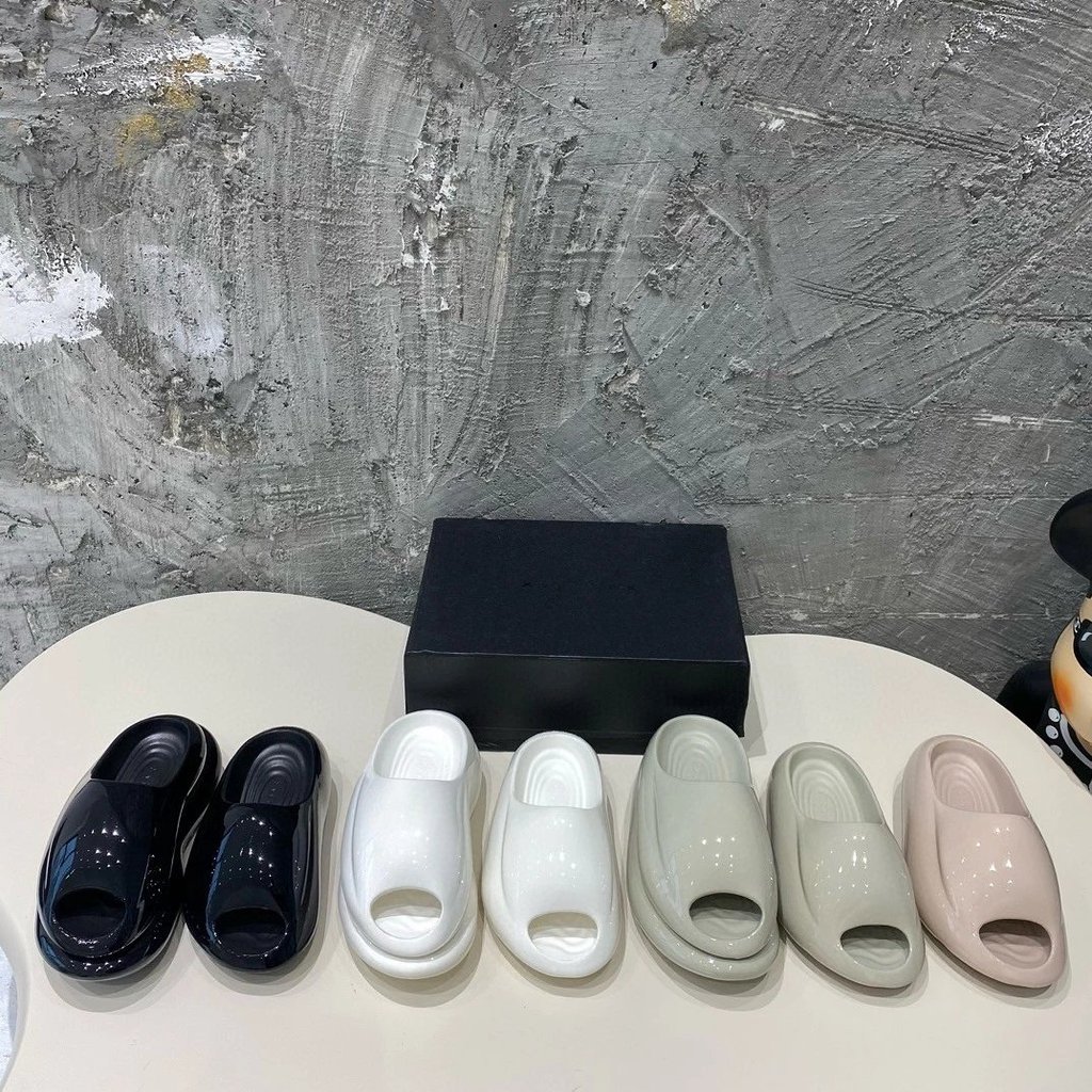 X x vessel Noahs Ark 2024 รองเท้าแตะสุภาพสตรีสไตล์ใหม่รองเท้าแตะเงารองเท้าแตะปลาวาฬเพิ่มความสูง Wu J