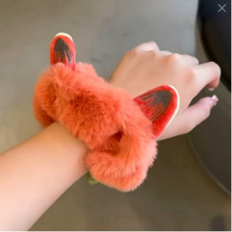 น่ารัก Judy กระต่ายตํารวจเจ้าหน้าที่ผมแหวนหูตุ๊กตาหมวก Scrunchy แหวนสาวน่ารัก Bangs คลิปสวนสนุก Photo Headwear - รูปที่ 6