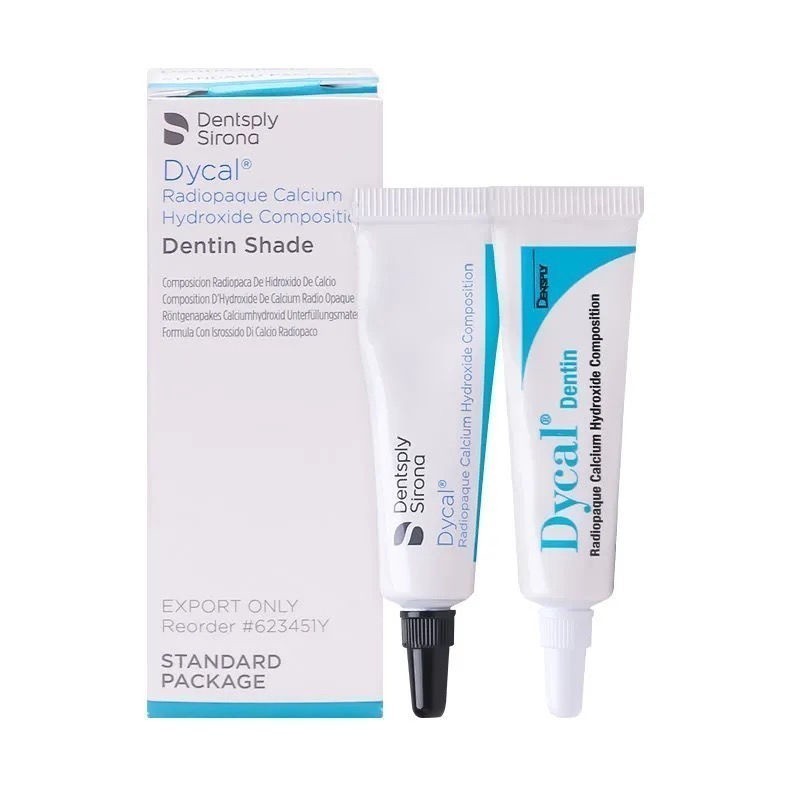 DENTSPLY Dycal Self-congestion แคลเซียม Hydroxide วัสดุทันตกรรม (13g + 11g)