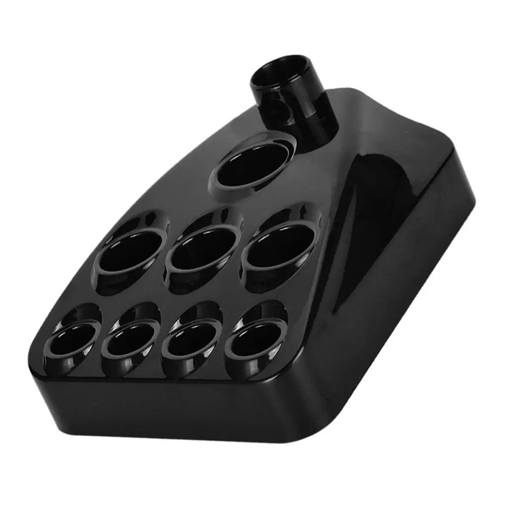 9 หลุม Microblading Pigment Ink Cups Stand Holder Rack Supply