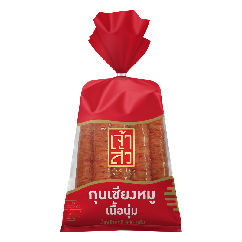 เจ้าสัว กุนเชียงหมูเชือกแดง 900 ก. (CHAO SUA Pork Chinese Sausage 900 g)