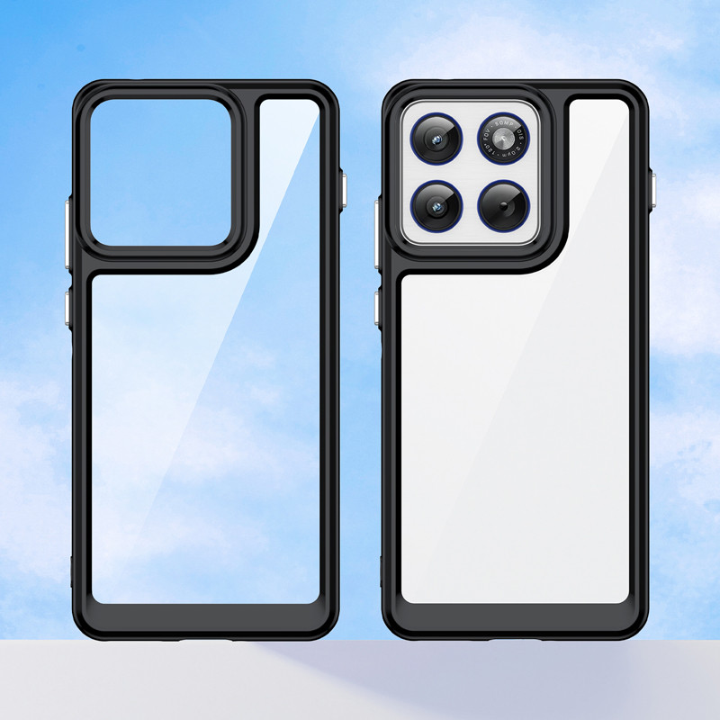 สําหรับ Motorola MOTO Edge 70, X70 Air Case ELVEV Anti-drop ถุงลมนิรภัย TPU Hard PC โปร่งใสฝาครอบโทรศัพท์