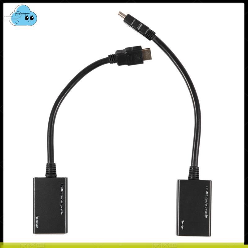 Over RJ45 CAT5e CAT6 UTP LAN Ethernet Extender Repeater 1080P 3D ถึง 100ft