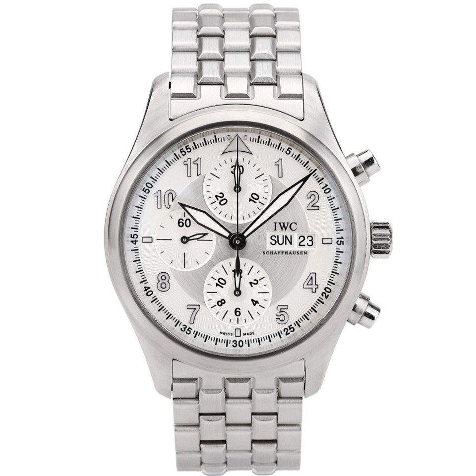 IWC IWC Pilot Series นาฬิกาข้อมือผู้ชายกลไกอัตโนมัติสแตนเลส IW371705