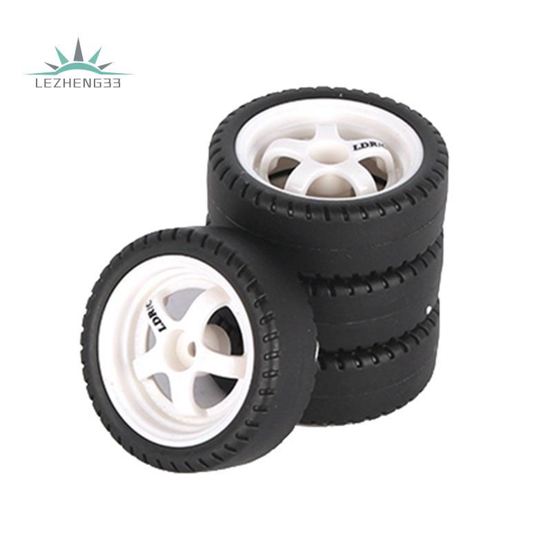 4 ชิ้น 33 มิลลิเมตร RC Drift ล้อยาง Hard Tyre สําหรับ LDRC AE86 A86 A86P LD1801 1/18 RC รถอัพเกรดอุป