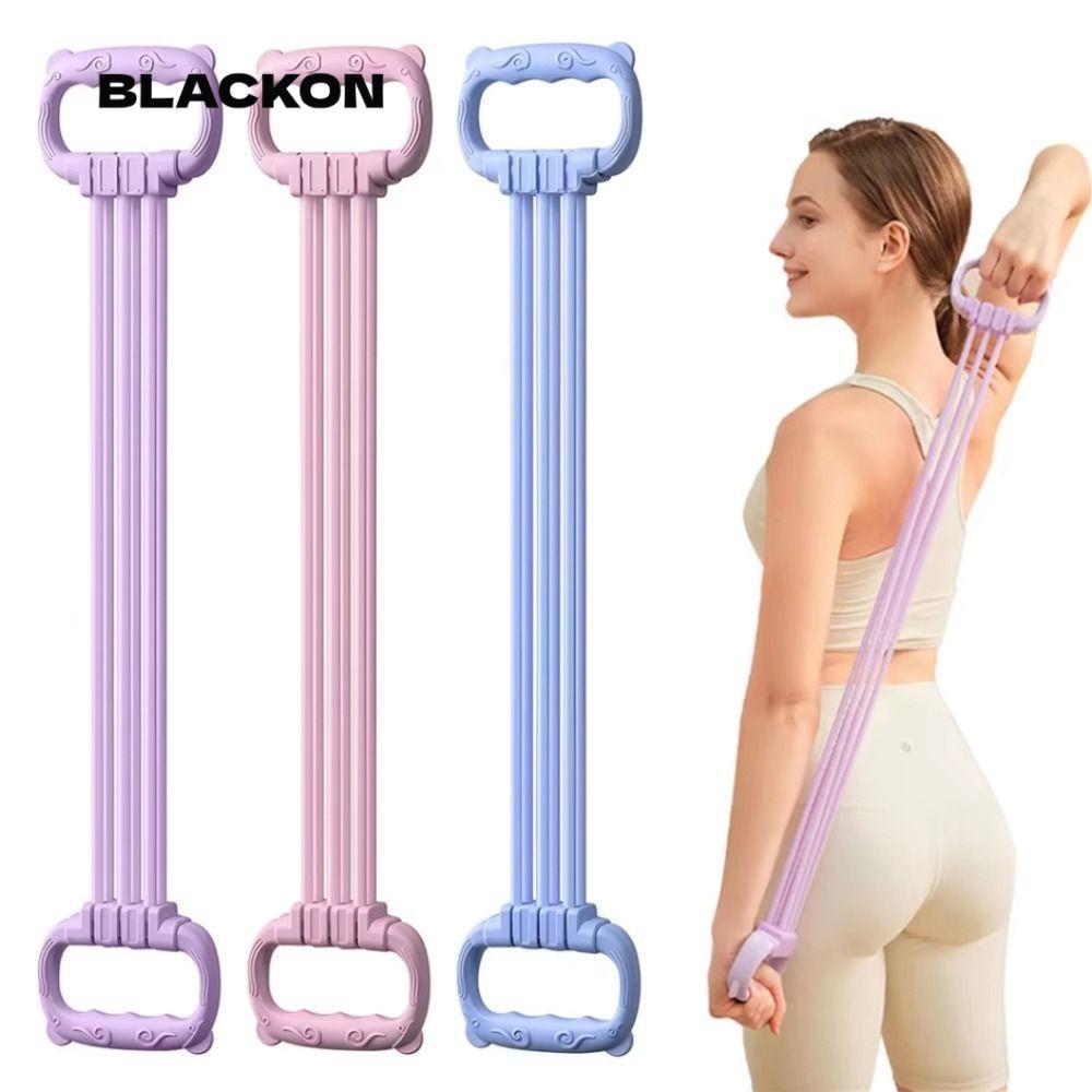 สายยืด.Blackon สำหรับโยคะและเพลิกเกส ปรับน้ำหนักได้ 15-90 Lbs