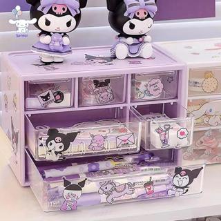 [San] Sanrios Kuromi Multi-Layer 6 Palace ตารางกล่องเก็บเดสก…