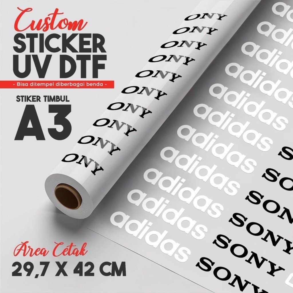 พิมพ์สติ๊กเกอร์ A3 DTF UV | สติ๊กเกอร์ DTF UV แบบกําหนดเองตามใจชอบ (5)