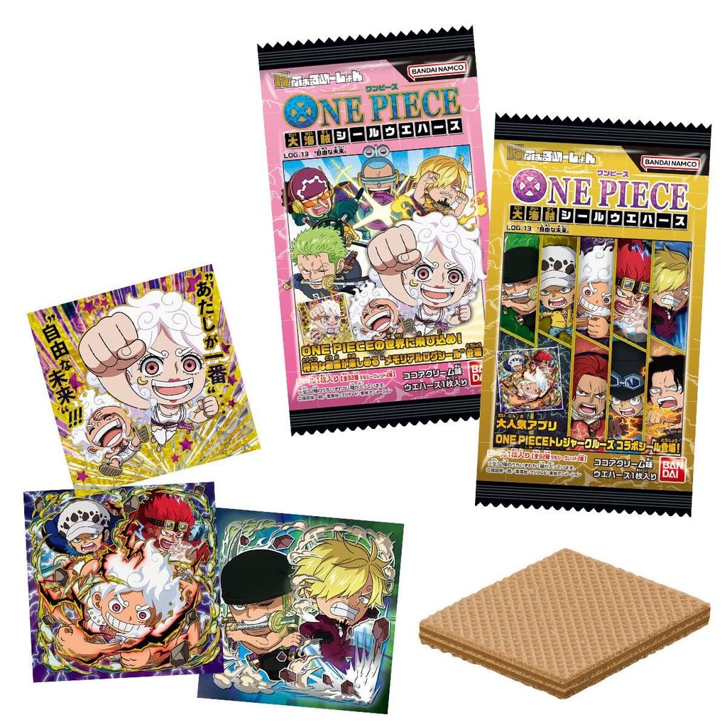 "Ni-forma-shon One Piece Great Pirate Seal Wafers LOG.13 20-piece Box (Snack Product)"