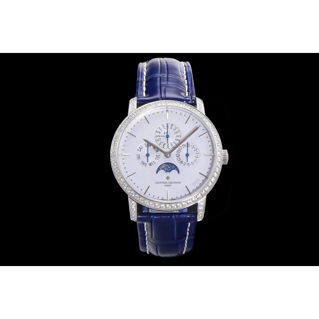 นาฬิกาข้อมือปฏิทินถาวร Heritage Series รุ่น: 43175/000R-9687.นาฬิกาเส้นผ่านศูนย์กลาง 41 มม. ตัวนี้สะ