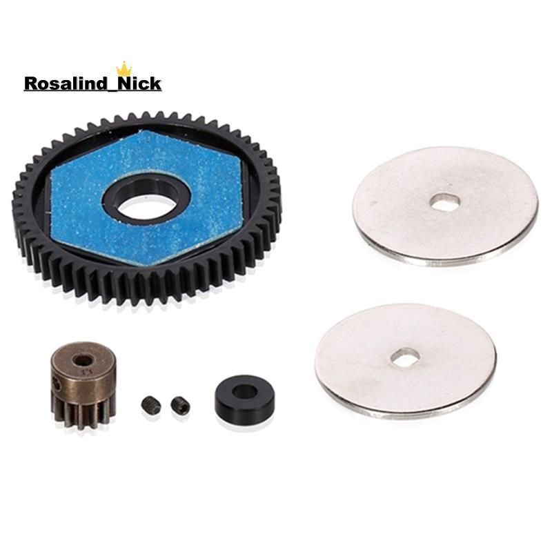 [Rosalind_Nick]56T Spur Gear วัสดุคอมโพสิต 13T เกียร์มอเตอร์เกียร์ชุดสําหรับ 1/10 RC Crawler รถ SCX1