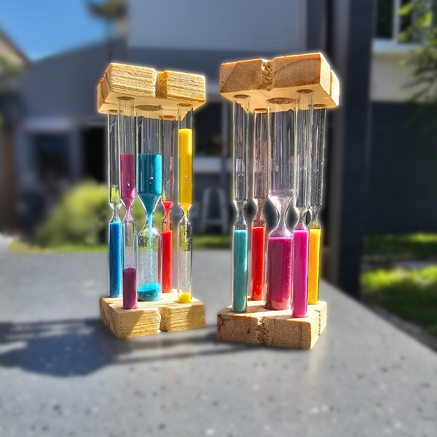 นาฬิกาทราย นาฬิกาทรายไม้ มินิมอล สำหรับตกแต่งบ้าน ของขวัญ ของแจก