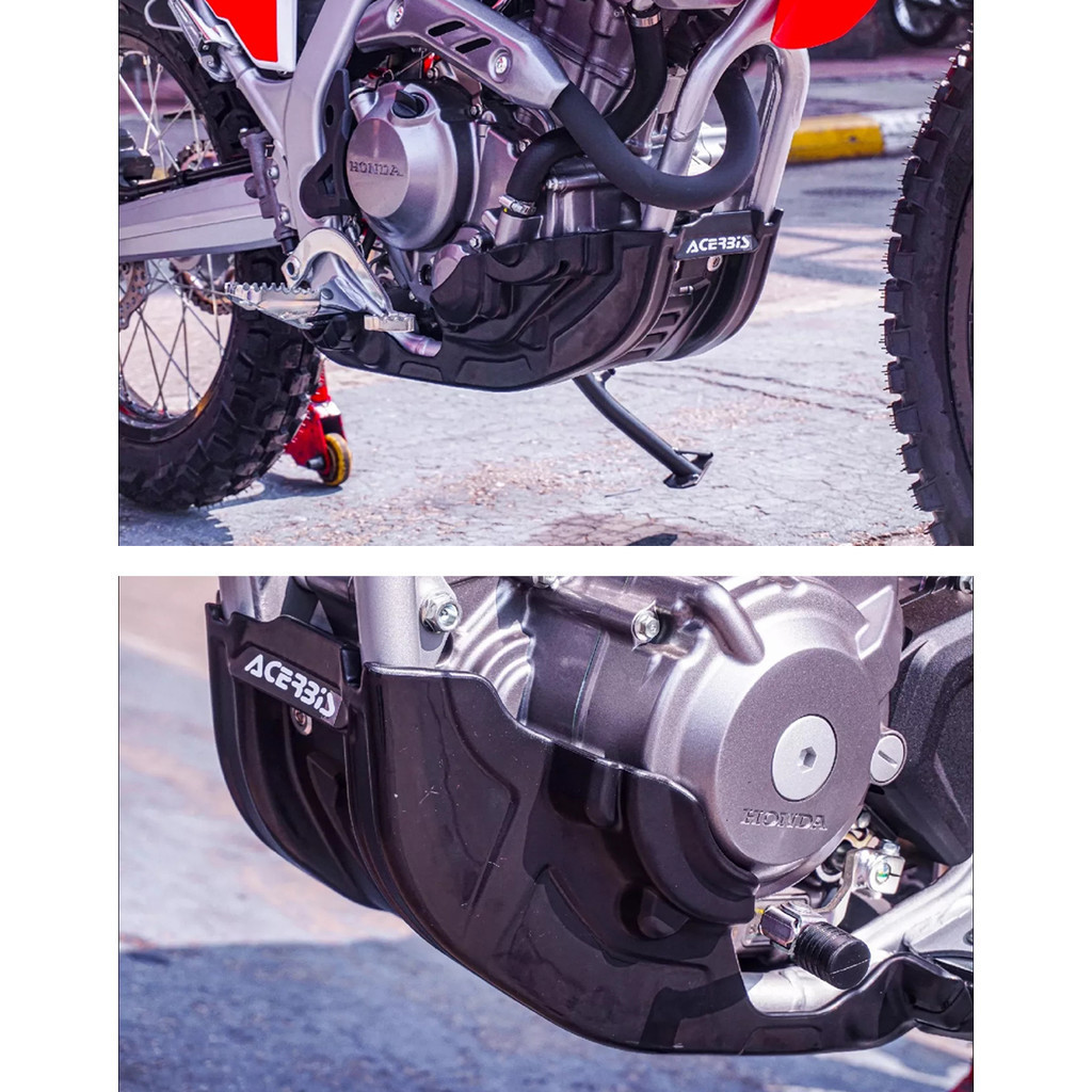 HONDA กันแคร้ง การ์ดแคร้ง พลาสติกหนา CRF300L ทรง Acerbis การ์ดแคร้งพลาสติก - รูปที่ 2
