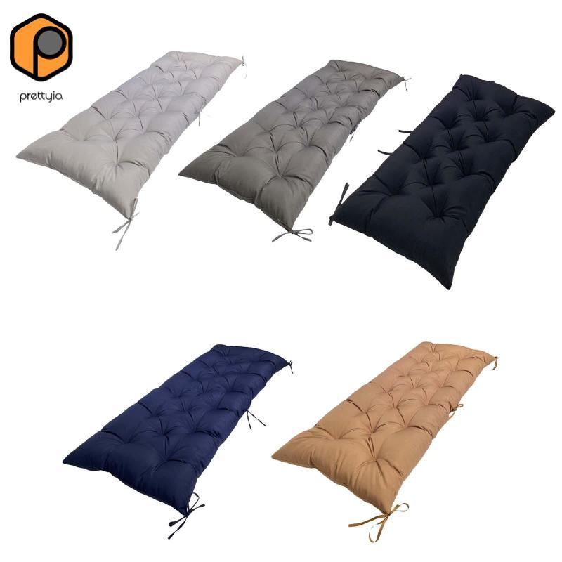 [สวย] Tufted Bench Cushion Lounger เบาะรองนั่ง Patio เบาะสําหรับ Porch Rockers Bench Patio เก้าอี้หวาย Settee เฟอร์นิเจอร์กลางแจ้ง