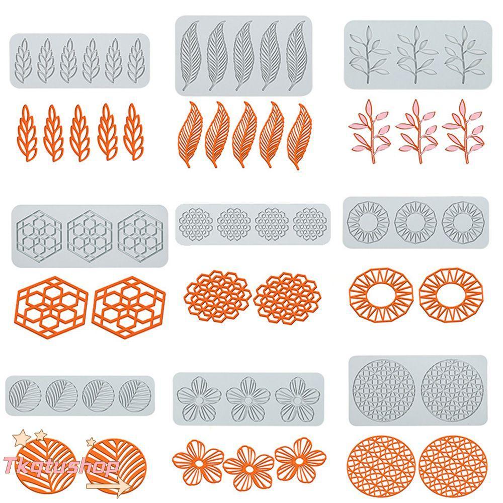 IMIHAN1 เค้กลูกไม้แม่พิมพ์ดอกไม้รูปแบบขนมหวาน Bakeware น้ําตาลซิลิโคน Mould