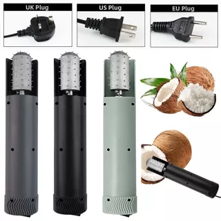 SHANA เครื่องขูดเนื้อมะพร้าวไฟฟ้า, เครื่องขูดมะพร้าวแบบหมุนได้ Anti-Splash, สะดวกที่มีประสิทธิภาพ UK US EU ปลอดภัยเครื่องมือกําจัดเนื้อมะพร้าวใช้ในครัว