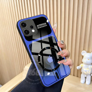 เคส OPPO Reno 16 Pro 15 15F 5G เคสสุดคูลระดับไฮเอนด์แม่เหล็กไล่เฉดสี กันกระแทกพร้อมตัวปกป้องเลนส์กล้อง เคสโทรศัพท์แก้วหล่อสำหรับผู้ชายและเด็กผู้ชาย