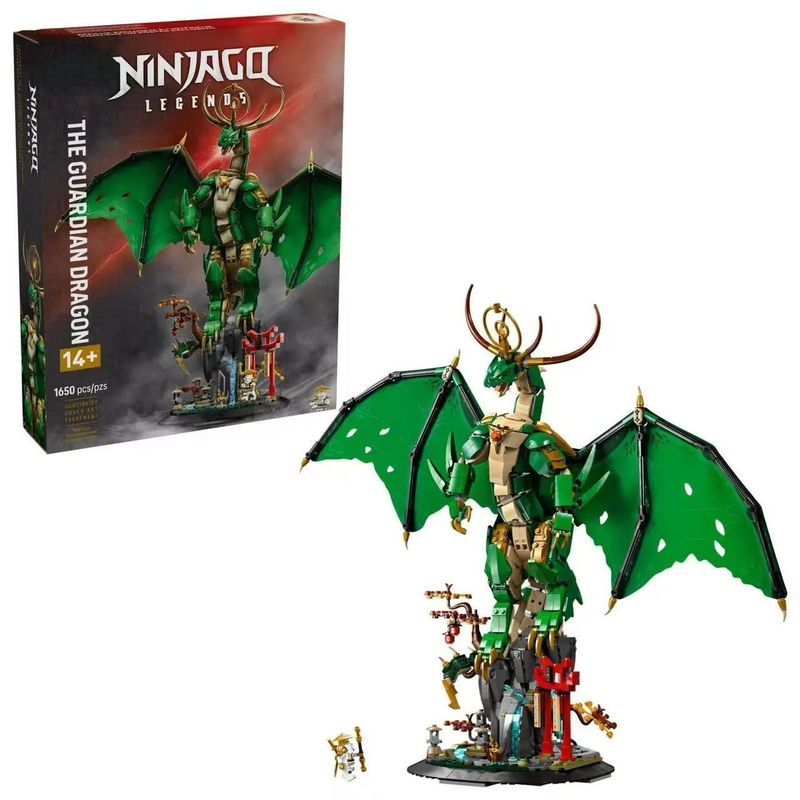 เข้ากันได้กับ Lego Phantom Ninja Guardian Dragon 71847 ประกอบอาคารบล็อกของเล่นของขวัญ 8 ปี