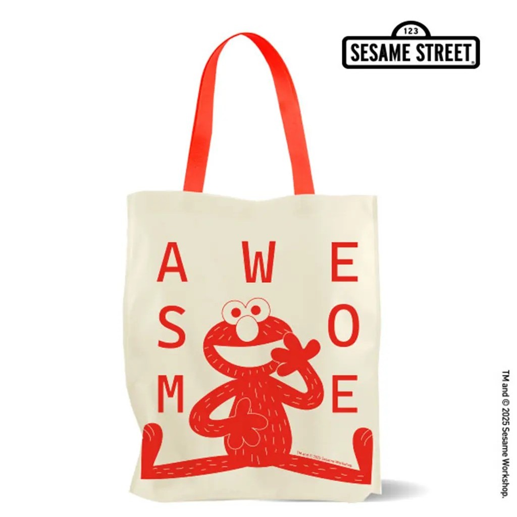 (Tech Inspire) : SST7-กระเป๋าสปันบอนด์ : SESAME STREET-7B Spunbond Bag (SST7B-SPB-35.5-CR-EM) W35.5x