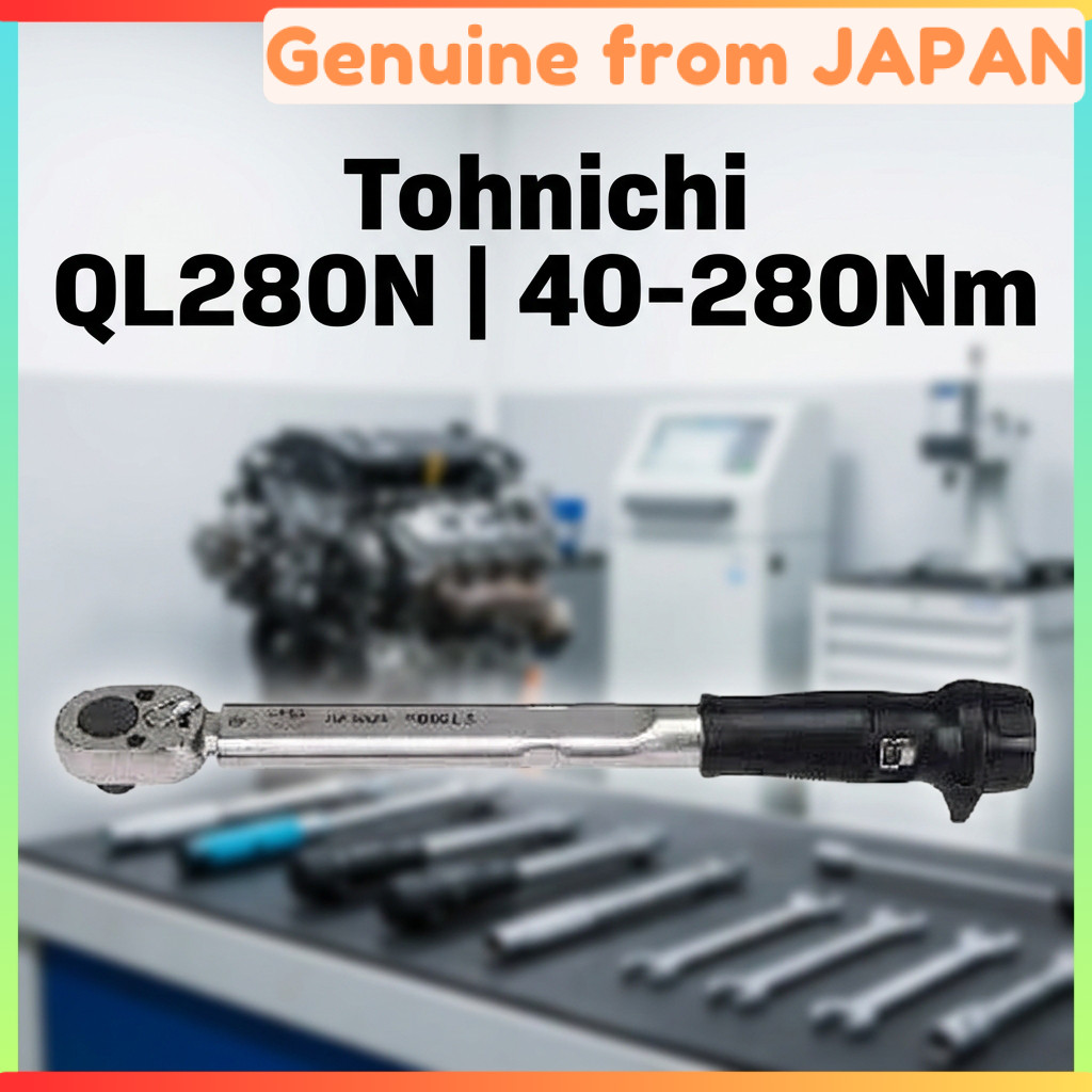 Tohnichi Torque Wrench 1/2 Drive 40-280Nm QL280N Made in Japan High Precision Tool