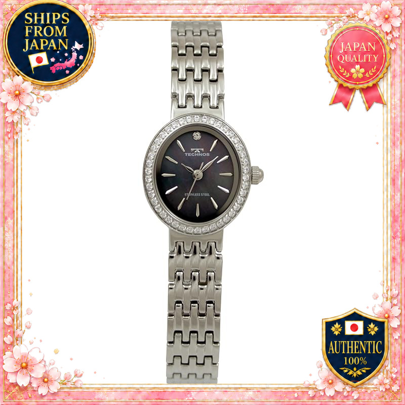 TECHNOS Pave Watch T9933SB