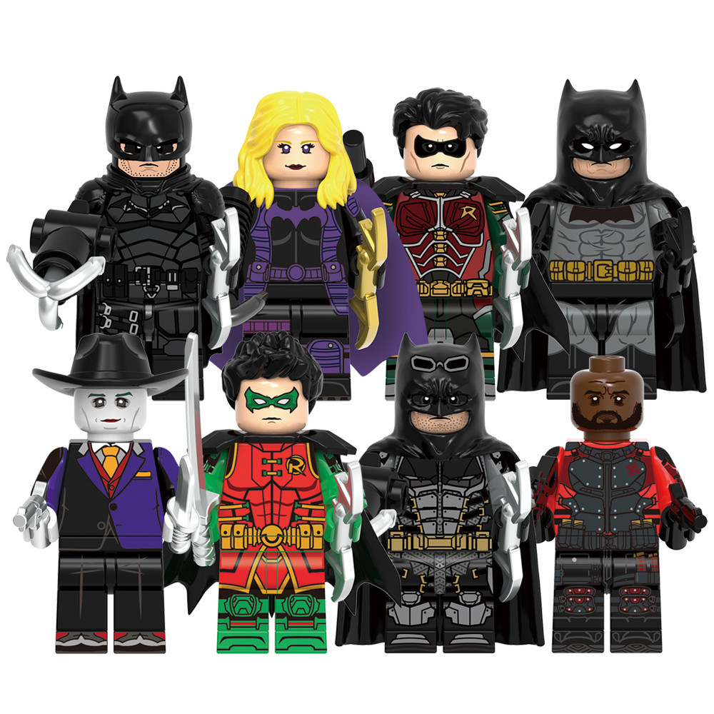 DC Heroes ตัวเลข Dark Knight Batgirl Damian Wayne Jeromy Valeska Titans Robin บล็อกของเล่น