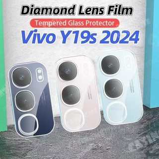 ฟิล์มเลนส์กล้องกระจกใส คมชัดสูง ไม่บดบังภาพถ่าย สำหรับ Vivo Y21D Y31  5G Y04 Y29s Y19s Y200  Y300 Y29