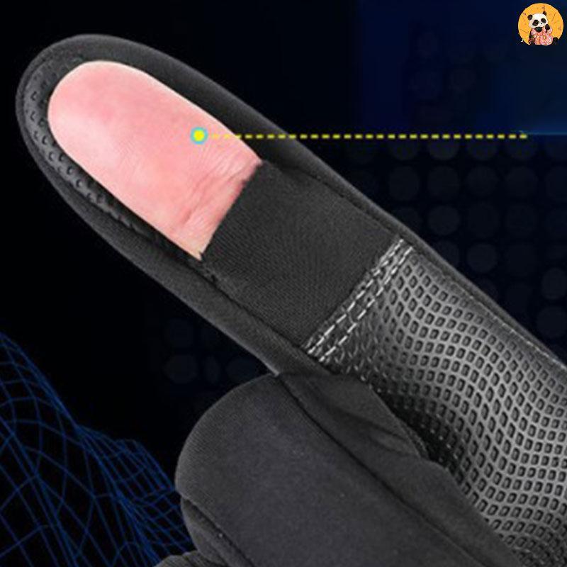 [CO] ถุงมือตกปลาฤดูหนาว 2 นิ้วพลิกกันน้ํากันลมขี่จักรยาน Angling ถุงมือ [TH]