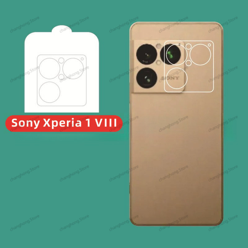ฟิล์มเลนส์กล้องสําหรับ Sony Xperia 1 VIII ตัวป้องกันเลนส์โปร่งใสสําหรับ Sony Xperia 1 VIII