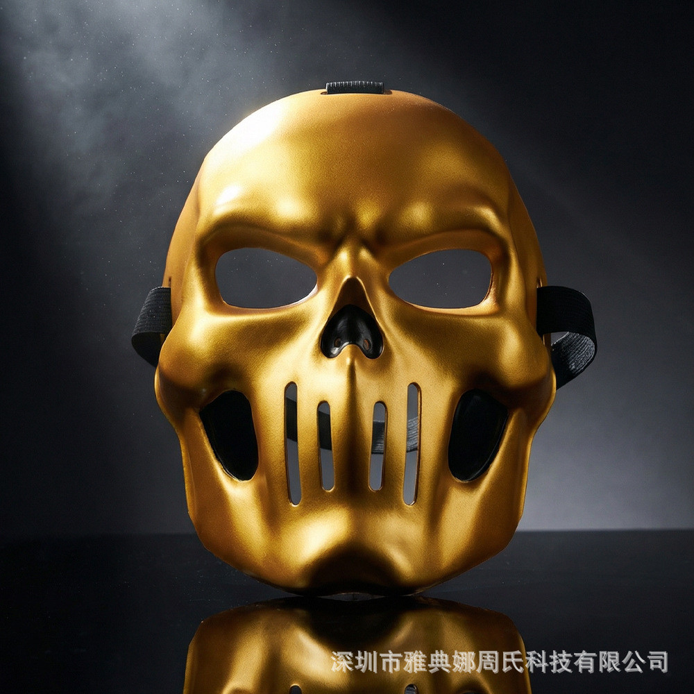Delta Force Corroded Gold Rose หน้ากากคอสเพลย์ Prop Skull รูปที่ 6